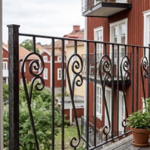 Elegant smidesdetalj med mjuka linjer och tidlös design.