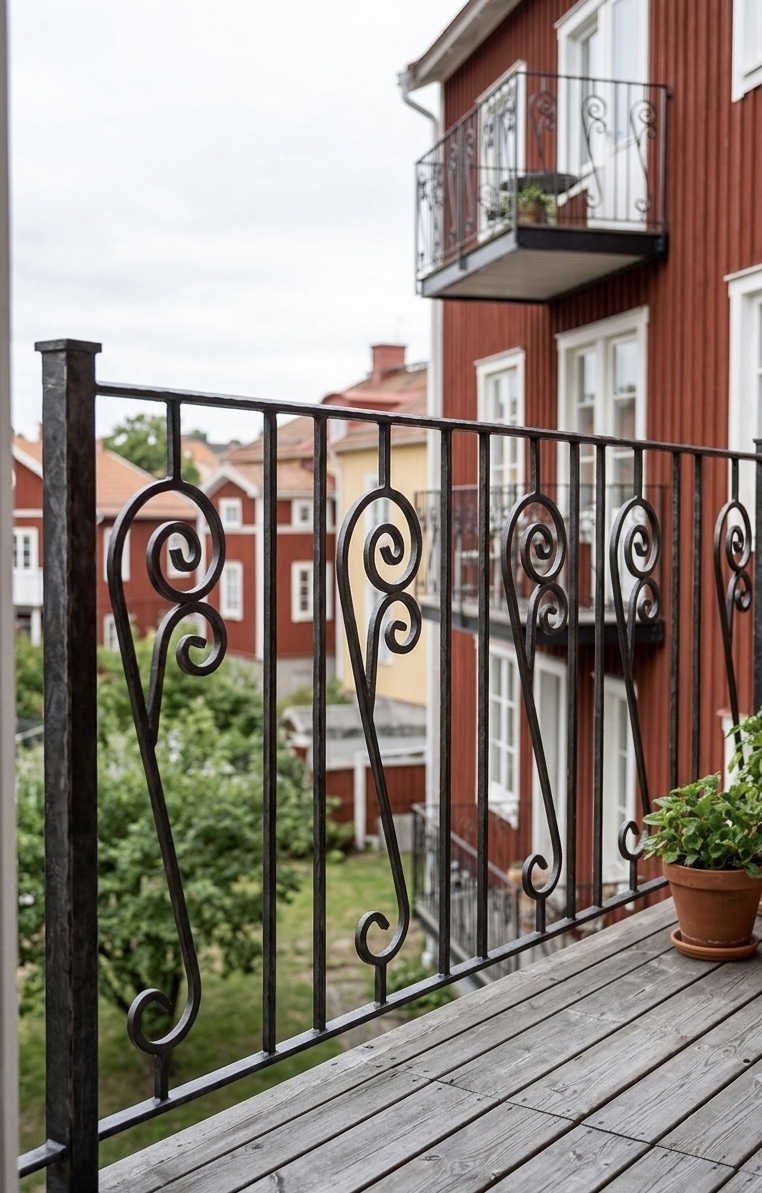 Elegant smidesdetalj med mjuka linjer och tidlös design.